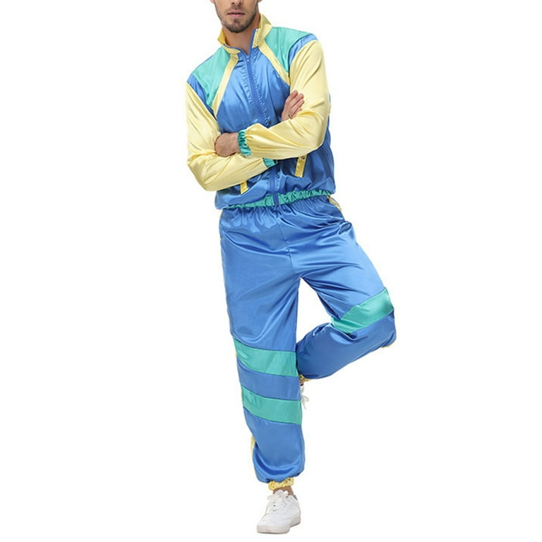 80s 90s Men's Sweatpants Retro Costumes Hip Hop Track Pants Vintage Jogger  Workout Pants Sports Outfits for Men & Women, Blue 80s, Small : :  Clothing, Shoes & Accessories