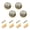 Bunny Sleep in Hammocks, variant on WEIYEKO 4 Pack Kitchen Cabinet Knobs Round Zinc Drawer Pulls, Cute Cat Flying in Sky