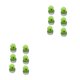 thumbnail image 1 of Monstrate Paquete de 6 Suministros para decoración de pasteles Planta artificial Brillo Velas de cumpleaños Regalos lindos Decoraciones de Trébol vertical ligero 2piezas, 1 of 6