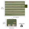 thumbnail image 2 of Picnic Blanket Beach Towel Extra Large 80"x60" with Waterproof Sand Proof Backing, Portable Folding Tote Travel Mat for Family Outdoor Activity Camping BBQ Concerts Festival Gear (Green), 2 of 8