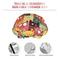 thumbnail image 4 of Cute cartoon cat Shower Cap, Reusable Bath Hair Hat for all Hair Lengths Hair Cover with Elastic Band Double Waterproof Layers Bathing Hat, 4 of 5