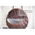 thumbnail image 5 of Wall Mounted Natural Wicker Flower Basket Flower Pot, Rattan Vase Basket,Brown, 5 of 5