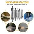 Clearance 6pcs Combined Center Drill Countersink Bit Lathe Mill Tackle