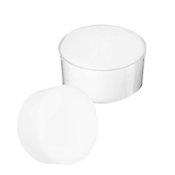 Raindrops Cash Counting Moistener White Plastic Sponge Cup Soft Odorless 2Pcs