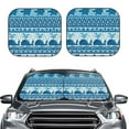thumbnail image 2 of Balery 2 Piece Sea Underwater Animals Car Windshield Sun Shade|Foldable Front Windshield Shade for Car Front Window for Most Sedans SUV Truck-Small, 2 of 7