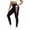 Multicolor, variant on ZKunhua Womens High Waist Workout Leggings Fitness Sports Running Yoga Pants with Side Pockets & Color Block Stripes