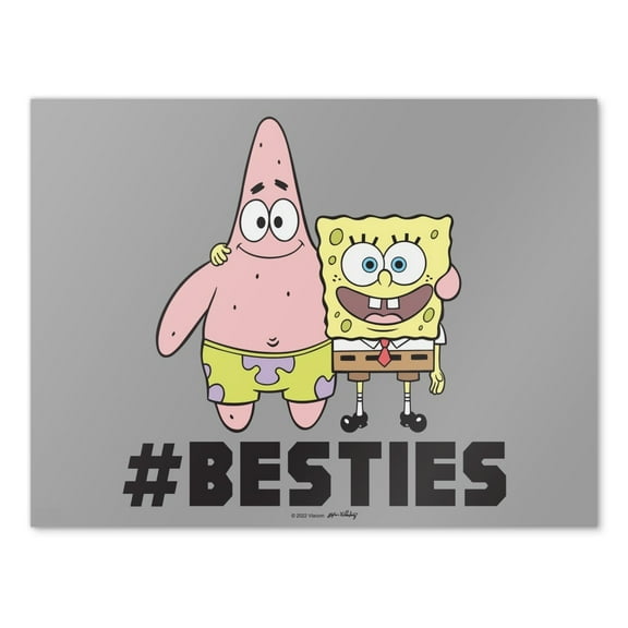 SpongeBob Besties Wall Art Picture Paper Poster Décor Home Decoration