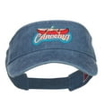 thumbnail image 5 of Canoeing Patched Washed Dyed Visor - Navy OSFM, 5 of 5