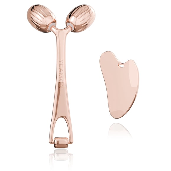 Set de herramientas faciales Yeamon Gua Sha, herramientas faciales y rodillo facial