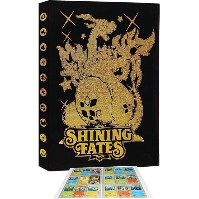 Trading Card Binder - Card Album, Holds 432 Cards, 24 Sides, 9 Pockets Per Side, Protection, Organization - Frck-4