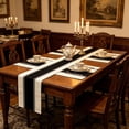 thumbnail image 6 of Dining Table Runner and Placemat Set Linen Material, 1 Table Runner with 4 Placemats, Multicolor Kitchen Table Decor, 6 of 6