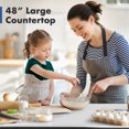 thumbnail image 4 of Costway 30" x 48" Commercial Kitchen Table Stainless Steel Food Prep & Work Table Silver, 4 of 9