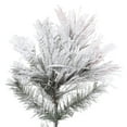 thumbnail image 2 of Vickerman 12' x 72" Flocked Atka Slim Artificial Christmas Tree, Unlit, 2 of 5