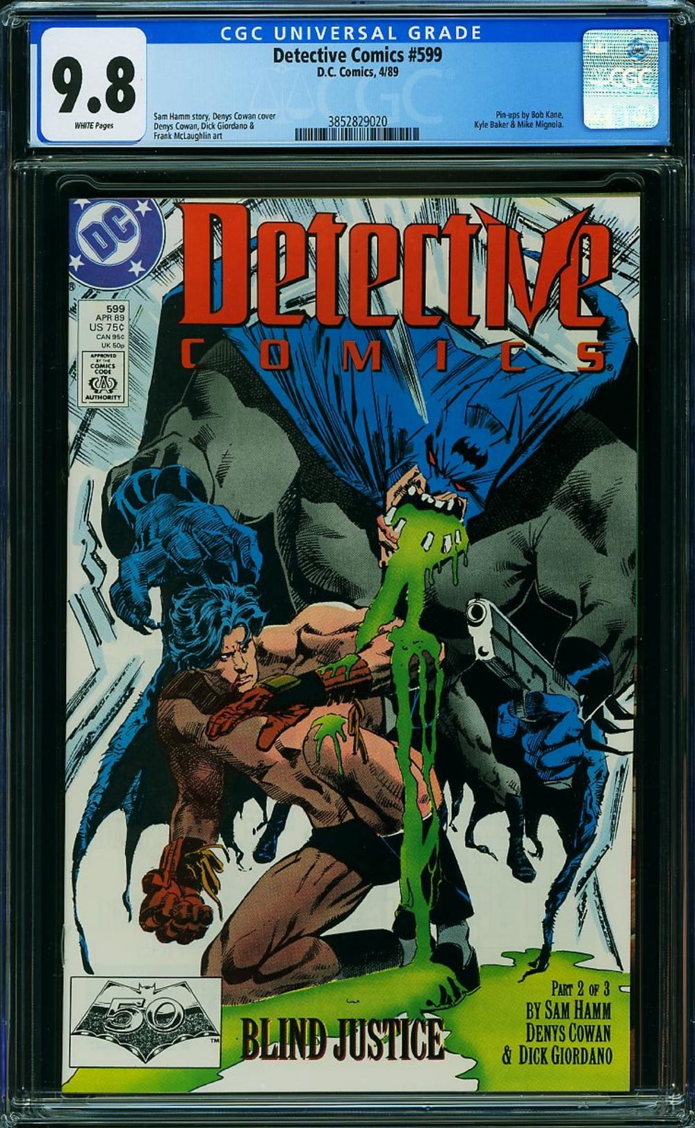Cover of Detective Comics #599