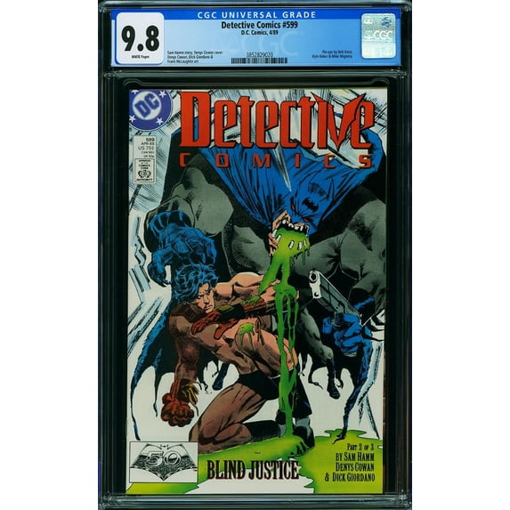 Detective Comics #599 - CGC 9.8 Comic Book