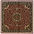 thumbnail image 4 of Oriental Weavers Ariana Area Rug 116R3 Red Medallion Border 6' x 6' Round, 4 of 4