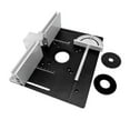 thumbnail image 1 of Riwcyla Set of 3 Router Table Insert Plate Aluminum Alloy Wood Milling Flip Board Machine Engraving Auxiliary Tool Woodworking Benches, 1 of 6