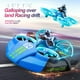 thumbnail image 3 of Mini Dron RC con Modo Sin Cabeza, 3 en 1, para Vuelo en , Mar, Aire, 2,4 G, Control Remoto, Cuadricóptero, , Helicóptero RC, Juguetes, Color Azul, 3 of 8