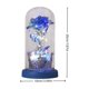 thumbnail image 3 of YiJuHui Preserved Rose in Glass Dome with LED Light, Real Rose Night Light, Romantic Gift for Valentine's Day Anniversary, Illuminated Flower Display for Home Decor, 3 of 7