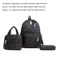 thumbnail image 3 of LWNYDPLSD Large Backpack for Teens Men Women Bow Backpack 3Pcs Set Youth Aesthetic Cute Backpack Set with Lunch Bag Pencil Case Fashion Preppy Backpack, 3 of 8