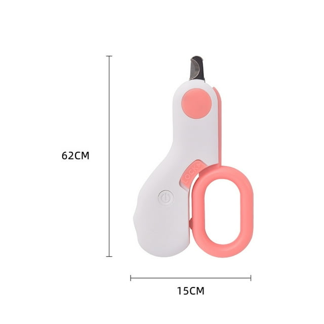 Cortauñas para mascotas, luces LED, cortauñas para gatos a prueba de sangre, cortauñas para perros de peluche Petgravity