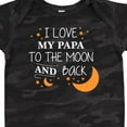 thumbnail image 4 of Inktastic I Love My Papa to the Moon and Back Boys or Girls Baby Bodysuit, 4 of 5