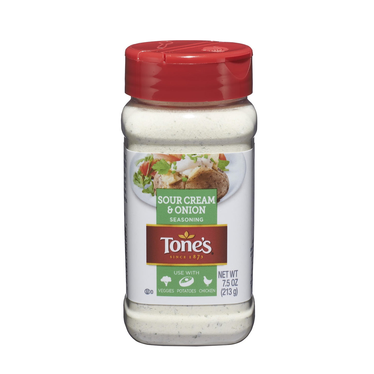Tone's Sour Cream & Onion Seasoning Blend (7.5 Ounce)