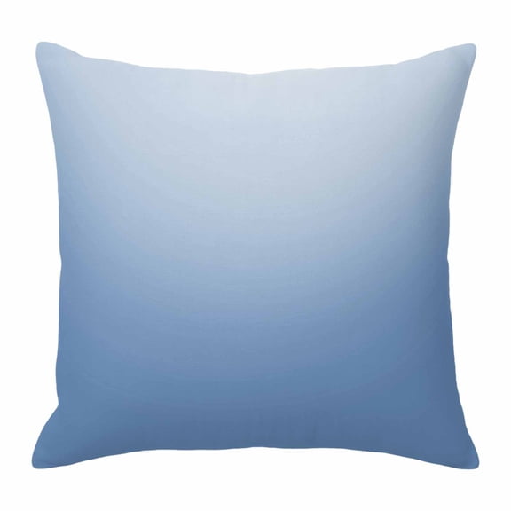 Light Blue Ombre Pillow Covers 24x24 Inch, Modern Rustic Aqua Gradient Linen Pillowcase with Invisible Zipper, Decorative Throw Pillow Covers Cushion Case for Couch Sofa Bed Living Room