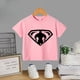 thumbnail image 3 of Camiseta de verano 100 % algodón para niños, jersey de cuello redondo para bebés y niños pequeños, chaqueta cómoda para adolescentes, camiseta para niños y niñas, 3 of 5