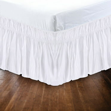 EasyFit Wrap Around Eyelet Ruffled Bed Skirt - Walmart.com