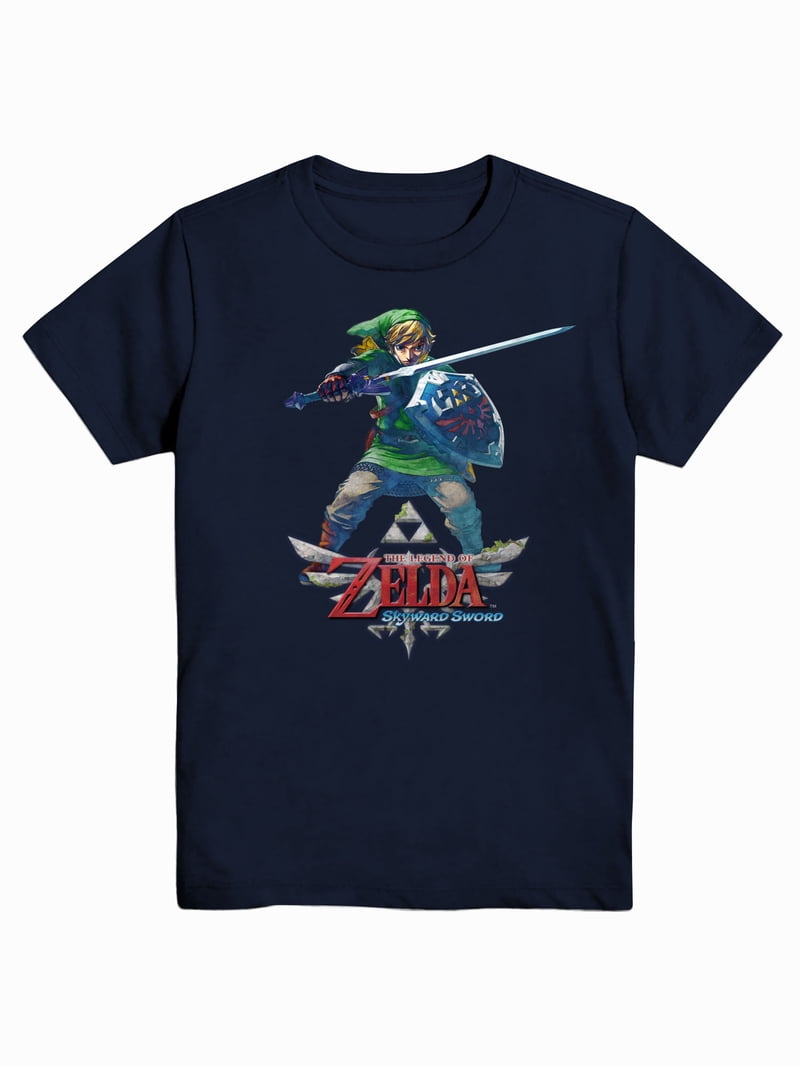 Zelda Boys Link Triforce Short Sleeve Graphic T-Shirt, 2-Pack