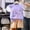 3e Purple, variant on Baby Girl Clothes 9-12 Months Summer 2Pcs Outfits Set – Toddler Girls Flower Short Sleeve T-Shirt and Pants Gift Set Summer 2Pcs Gift Outfits Set 2Pcs Summer Beach Outfits