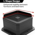thumbnail image 7 of 4 Pack Furniture Risers 2 Inch, Adjustable Bed Risers Heavy Duty for Table Desk Couch Chair Sofa Cabinet Bed Legs Dorm, Square Stackable Bed Raisers Blocks Lift Height, 7 of 7