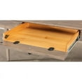 thumbnail image 3 of Large Alder Wood Writing Desk in Sandy Gray - Built in the USA, 3 of 3