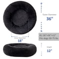 thumbnail image 2 of Cama para perros ANWA, lavable, redonda, para perros grandes de 13 a 34 kg, 2 of 5