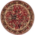 thumbnail image 2 of Rugs.com Saturn Collection Rug – 3 Ft Round Burgundy Medium Rug Perfect For Kitchens, Dining Rooms, 2 of 9