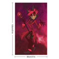 thumbnail image 2 of Animated Hazbin Hotel Alastor Microfiber Beach Towel Soft Absorbent Quick-Dry Bath Towels 130x80cm for Kids And Adults for Bathroom Shower,Guests,Pool Swimming,Gym,Camp,Travel, 2 of 8