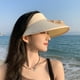 thumbnail image 1 of Sombrero para el sol con ventilador recargable por USB | Sombrero de verano transpirable de ala ancha con ventilador silencioso ajustable | Sombrero para correr, jardinería y exteriores que absorbe e, 1 of 5