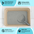 thumbnail image 4 of Luli & Cat Disposable Litter Boxes for Cats | Jumbo Sized 4-Pack | Durable and Water Resistant, 4 of 8
