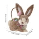 thumbnail image 4 of Mueble de conejito de Pascua tejido a mano con paja. Adorno de conejo artesanal., 4 of 6
