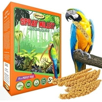 Vivlly 5LBS GMO-Free Sun Dried Spray Millet - Original Bird Treat Millet for Parakeets, Cockatiels, Finches & More - Non-GMO, High in Amino Acids, Easy Storage, Tasty & Healthy Bird Snacks (5 lbs)