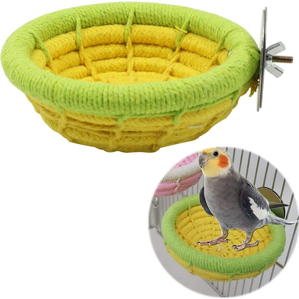 Cage à Oiseaux avec Mangeoire, Nid d'Oiseau, Boîte de Reproduction