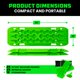 thumbnail image 5 of Tablas de tracción Recovery Rhino USA Ultimate Offroad Green, 5 of 7