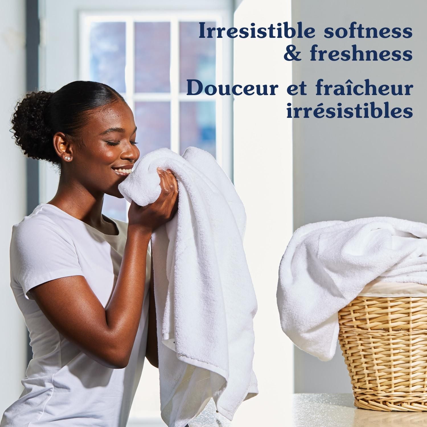 Fleecy Odor Shield Liquid Fabric Softener (Fabric Conditioner), Fresh Breeze Scent, 1.36 L