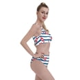 thumbnail image 4 of Daiia Clown Fish printed 2 piece Swimsuit Bikinis for Women High Waisted Racerback Bathing Suits Summer Tummy Control Scoop Neck Swimwear-X-Large, 4 of 8