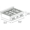 thumbnail image 2 of Zline Rts-Gr-30 30" Wide 4 Burner Natural Gas Rangetop - Stainless Steel, 2 of 2