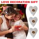 thumbnail image 4 of Puntoco Pocket Hug Heart Love token I Blanco Con Oro, Decoración Del Hogar, 4 of 4