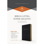 RVR 1960 Biblia letra sper gigante, negro imitacin piel (Hardcover)