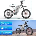 thumbnail image 5 of FREEGO X2 Pro Electric Dirt Bike – 6000W Peak Motor, 60V/30Ah Battery, 50MPH Speed, 80-Mile Range, UL2849 Certified, 5 of 8