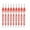 Red, variant on 10 Pcs Long Head Deep Hole Marker Pens, White Permanent Marker, 3ml Oil-Based Waterproof Quick-Drying Ink, Fine Tip Industrial & DIY Multi-Surface Pen for Wood, Metal, Plastic & Stone